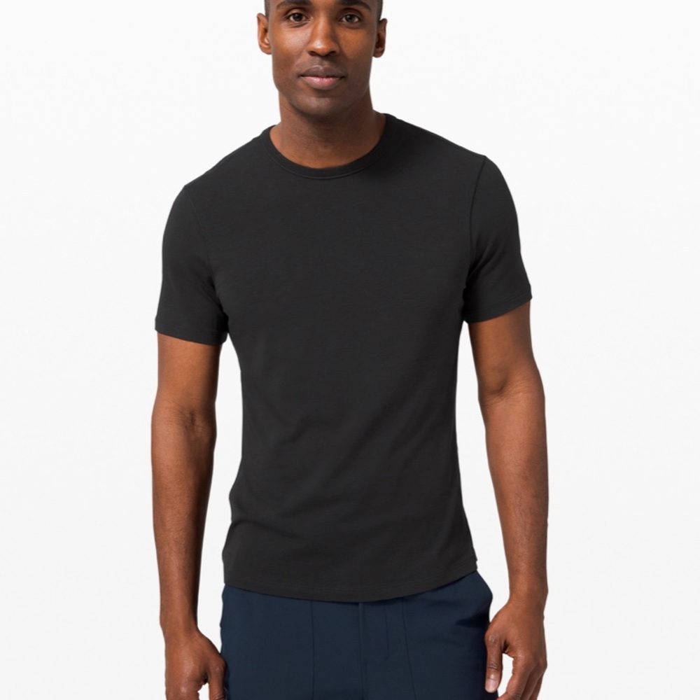 Lululemon Gray Performance Drop Hem Tee